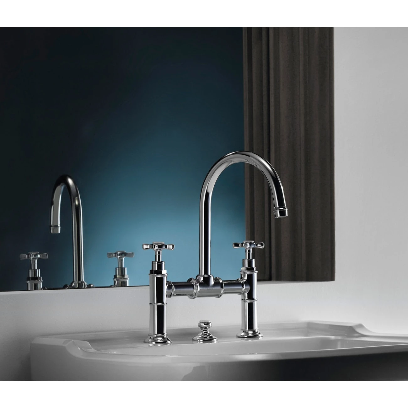 AXOR Montreux Zweigriff-Brückenarmatur 4 AXOR Montreux Zweigriff-Brückenarmatur – Bild 2