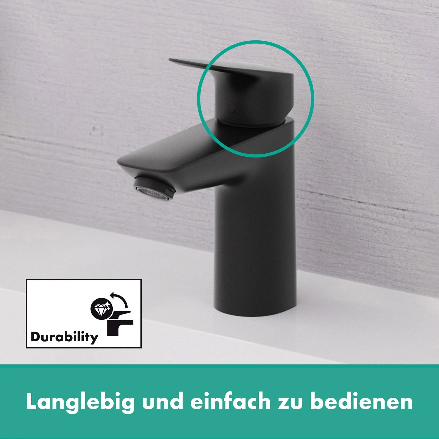 Hansgrohe Logis Einhebel-Waschtischmischer 100 CoolStart Ohne Ablaufgarnitur 12 Hansgrohe Logis Einhebel-Waschtischmischer 100 CoolStart Ohne Ablaufgarnitur – Bild 10