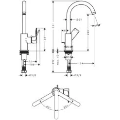 Hansgrohe Rebris E Einhebel-Waschtischarmatur 210 Mit Schwenkauslauf Und Zugstangen-Ablaufgarnitur 15 Hansgrohe Rebris E Einhebel-Waschtischarmatur 210 Mit Schwenkauslauf Und Zugstangen-Ablaufgarnitur -Megabad Verkäufe hansgrohe badarmaturen rebris waschtisch einhebel waschtischarmatur 8754326