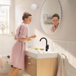 Hansgrohe Rebris S Einhebel-Waschtischarmatur 210 Mit Schwenkauslauf Und Zugstangen-Ablaufgarnitur -Megabad Verkäufe hansgrohe badarmaturen rebris waschtisch einhebel waschtischarmatur 8756231