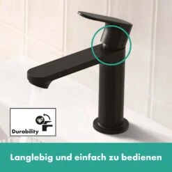 Hansgrohe Rebris S Einhebel-Waschtischarmatur 110 CoolStart Mit Zugstangen-Ablaufgarnitur -Megabad Verkäufe hansgrohe badarmaturen rebris waschtisch einhebel waschtischarmatur 8889740