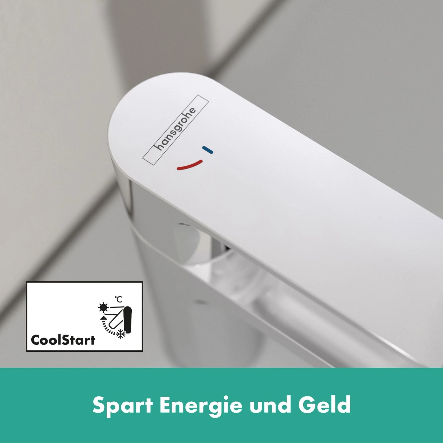 Hansgrohe Rebris S Einhebel-Waschtischarmatur 80 CoolStart Mit Metall Zugstangen-Ablaufgarnitur 9 Hansgrohe Rebris S Einhebel-Waschtischarmatur 80 CoolStart Mit Metall Zugstangen-Ablaufgarnitur – Bild 7