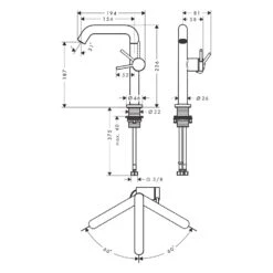 Hansgrohe Tecturis S Einhebel-Waschtischarmatur 210 Fine CoolStart Wassersparend+ Mit Schwenkauslauf Und Push-Open Ablaufgarnitur -Megabad Verkäufe hansgrohe badarmaturen tecturis waschtisch einhebel waschtischarmatur 12243758
