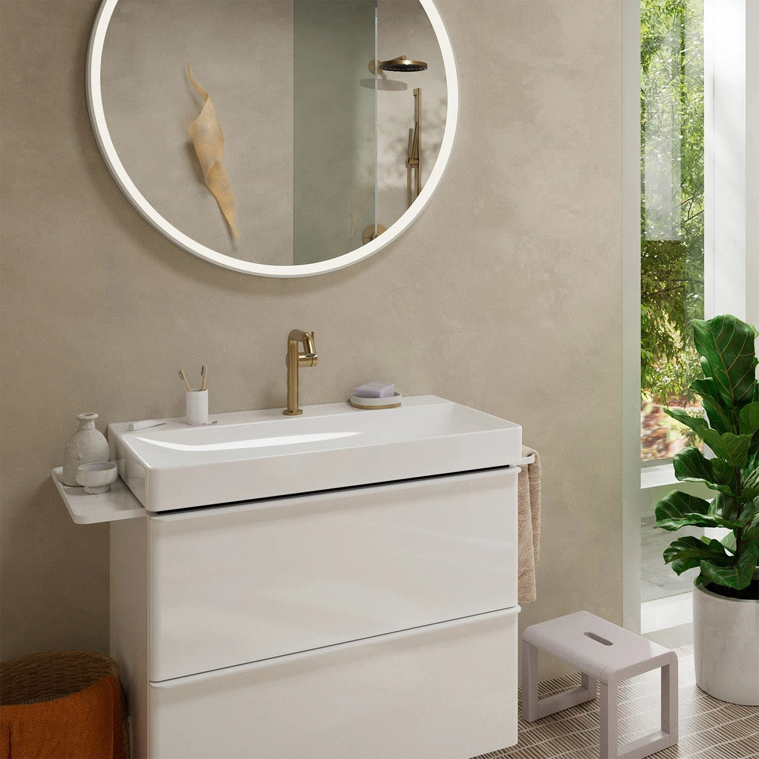 Hansgrohe Tecturis S Einhebel-Waschtischarmatur 150 Fine CoolStart Wassersparend+ Ohne Ablaufgarnitur 4 Hansgrohe Tecturis S Einhebel-Waschtischarmatur 150 Fine CoolStart Wassersparend+ Ohne Ablaufgarnitur – Bild 2