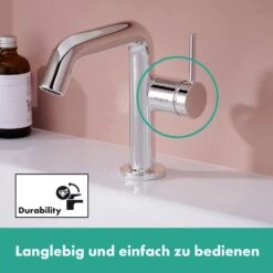 Hansgrohe Tecturis S Einhebel-Waschtischarmatur 110 Fine CoolStart Wassersparend+ Mit Push-Open Ablaufgarnitur -Megabad Verkäufe hansgrohe badarmaturen tecturis waschtisch einhebel waschtischarmatur 12244880