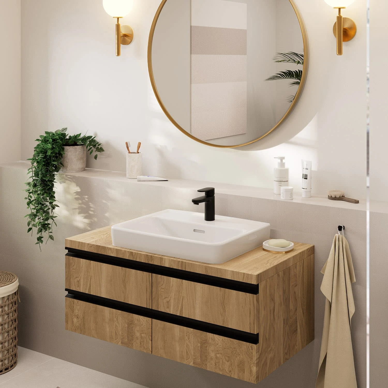 Hansgrohe Vernis Blend Einhebel-Waschtischarmatur 100 CoolStart, Mit Push-Open Ablaufgarnitur 6 Hansgrohe Vernis Blend Einhebel-Waschtischarmatur 100 CoolStart, Mit Push-Open Ablaufgarnitur – Bild 4