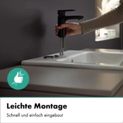 Hansgrohe Vernis Blend Einhebel-Waschtischarmatur 100 CoolStart, Mit Push-Open Ablaufgarnitur 26 Hansgrohe Vernis Blend Einhebel-Waschtischarmatur 100 CoolStart, Mit Push-Open Ablaufgarnitur -Megabad Verkäufe hansgrohe badarmaturen vernis blend waschtisch einhebel 13481915