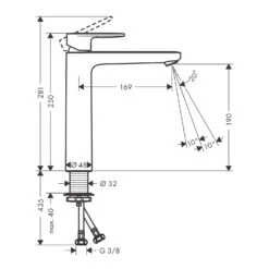 Hansgrohe Vernis Blend Einhebel-Waschtischarmatur 190 CoolStart, Mit Push-Open Ablaufgarnitur 15 Hansgrohe Vernis Blend Einhebel-Waschtischarmatur 190 CoolStart, Mit Push-Open Ablaufgarnitur -Megabad Verkäufe hansgrohe badarmaturen vernis blend waschtisch einhebel 13969215