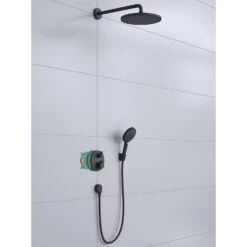 Hansgrohe Croma Brausesystem 280 1 Strahlart Mit Ecostat S Und Duschkopf 120 3 Strahlarten -Megabad Verkäufe hansgrohe brausenprogramm brausesets mit armatur croma 11778495