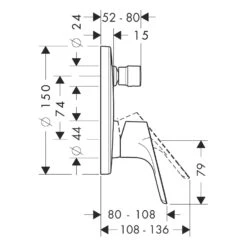 Hansgrohe Crometta S Brausesystem 240 1 Strahlart Mit Einhebelmischer -Megabad Verkäufe hansgrohe brausenprogramm brausesets mit armatur crometta 11755188