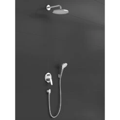 Hansgrohe Crometta S Brausesystem 240 1 Strahlart Mit Einhebelmischer -Megabad Verkäufe hansgrohe brausenprogramm brausesets mit armatur crometta 11778465