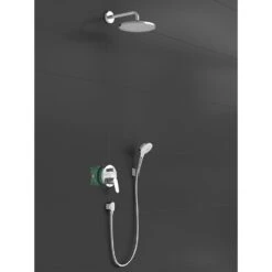 Hansgrohe Crometta S Brausesystem 240 1 Strahlart Mit Einhebelmischer -Megabad Verkäufe hansgrohe brausenprogramm brausesets mit armatur crometta 11778489