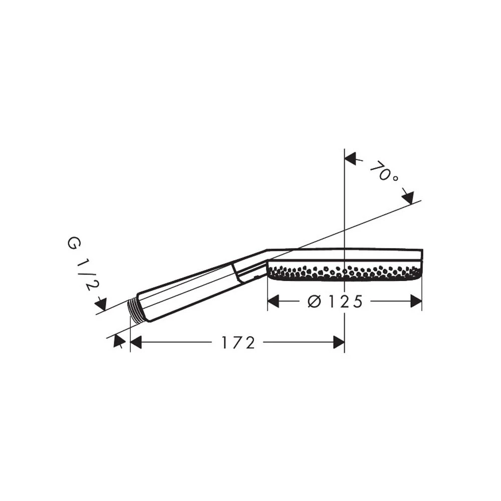 Hansgrohe Raindance Alive Select S Handbrause 125 3 Strahlarten 7 Hansgrohe Raindance Alive Select S Handbrause 125 3 Strahlarten – Bild 5