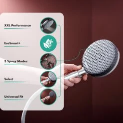 Hansgrohe Raindance Alive Select S Handbrause 125 3 Strahlarten Wassersparend+ -Megabad Verkäufe hansgrohe brausenprogramm handbrausen raindance alive select 13946433