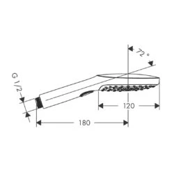 Hansgrohe Raindance Select E Handbrause 120 3jet PowderRain EcoSmart 7 Hansgrohe Raindance Select E Handbrause 120 3jet PowderRain EcoSmart -Megabad Verkäufe hansgrohe brausenprogramm handbrausen raindance select 120 13969733