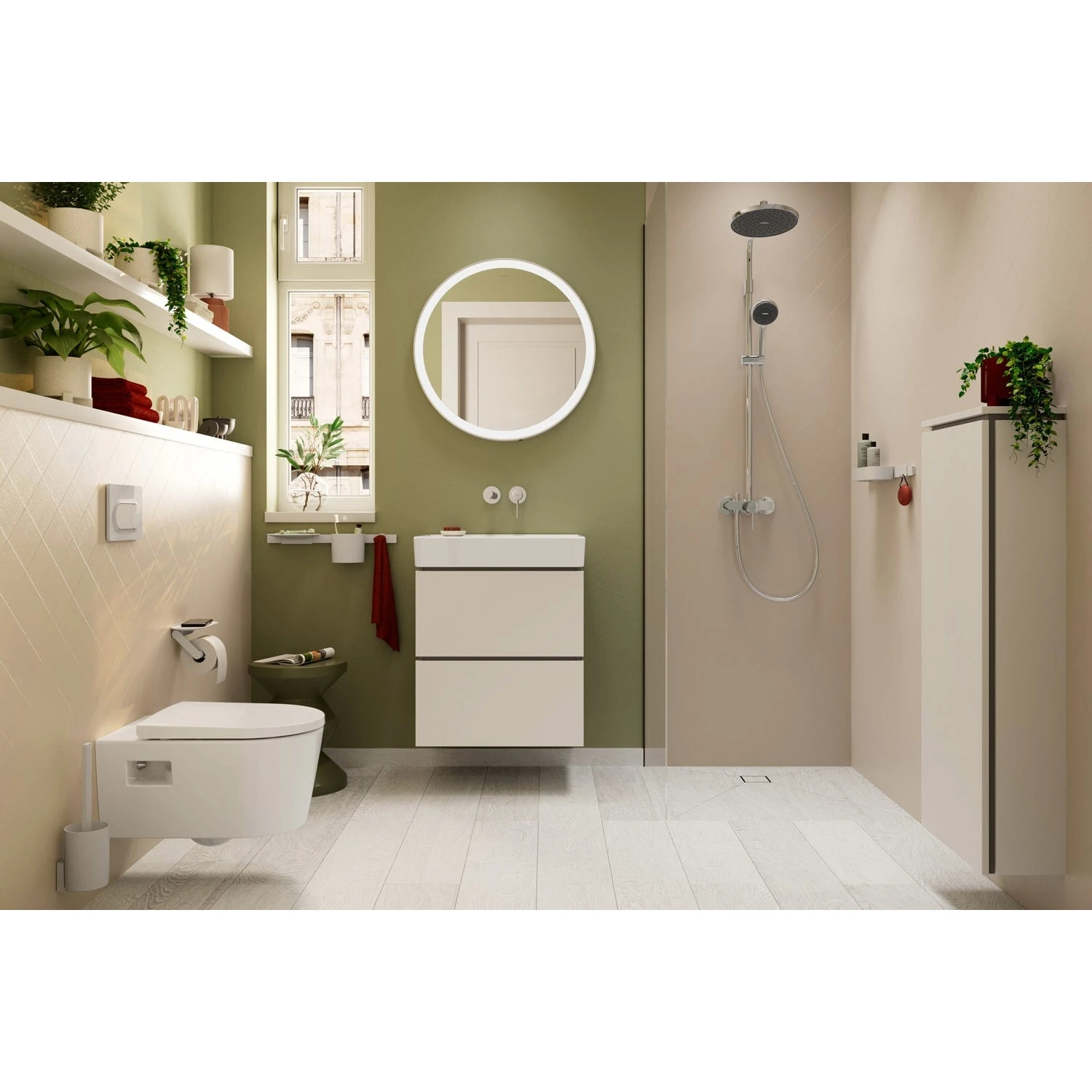Hansgrohe Activera S Duschsystem 240 1 Strahlart Wassersparend Mit Einhebelmischer Varia 11 Hansgrohe Activera S Duschsystem 240 1 Strahlart Wassersparend Mit Einhebelmischer Varia – Bild 9