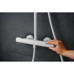 Hansgrohe Pulsify S Puro Duschsystem 260 1 Strahlart Wassersparend, Mit Ecostat Fine Und Duschkopf 3 Strahlarten 24 Hansgrohe Pulsify S Puro Duschsystem 260 1 Strahlart Wassersparend, Mit Ecostat Fine Und Duschkopf 3 Strahlarten -Megabad Verkäufe hansgrohe brausenprogramm showerpipe pulsify puro duschsystem 13509592