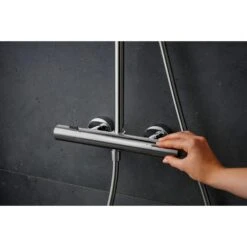 Hansgrohe Pulsify S Puro Duschsystem 260 1 Strahlart, Mit Ecostat Fine Und Duschkopf 3 Strahlarten -Megabad Verkäufe hansgrohe brausenprogramm showerpipe pulsify puro duschsystem 13509598
