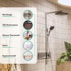 Hansgrohe Raindance Alive S Duschsystem 300 Rund, 1 Strahlart, Mit ShowerSelect Comfort -Megabad Verkäufe hansgrohe brausenprogramm showerpipe raindance alive duschsystem 13949769