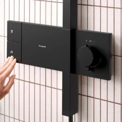 Hansgrohe Raindance Alive Q Duschsystem 210/340 Softcube, 1 Strahlart, Mit ShowerSelect Comfort -Megabad Verkäufe hansgrohe brausenprogramm showerpipe raindance alive q 13952971