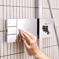 Hansgrohe Raindance Alive Q Duschsystem 210/340 Softcube, 2 Strahlarten Wassersparend, Mit ShowerSelect Comfort -Megabad Verkäufe hansgrohe brausenprogramm showerpipe raindance alive q 13952985