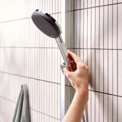 Hansgrohe Raindance Alive Q Duschsystem 210/340 Softcube, 2 Strahlarten Wassersparend, Mit ShowerSelect Comfort -Megabad Verkäufe hansgrohe brausenprogramm showerpipe raindance alive q 13953039