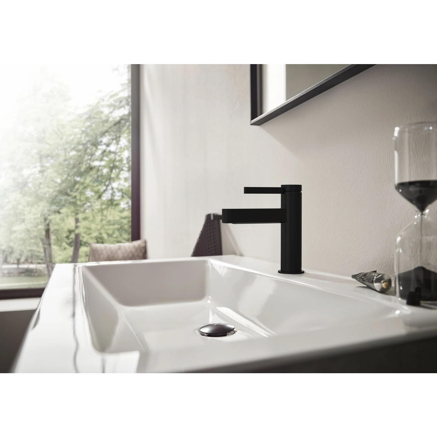 Hansgrohe Finoris Einhebel-Waschtischarmatur 110 CoolStart Mit Push-Open Ablaufgarnitur 4 Hansgrohe Finoris Einhebel-Waschtischarmatur 110 CoolStart Mit Push-Open Ablaufgarnitur – Bild 2