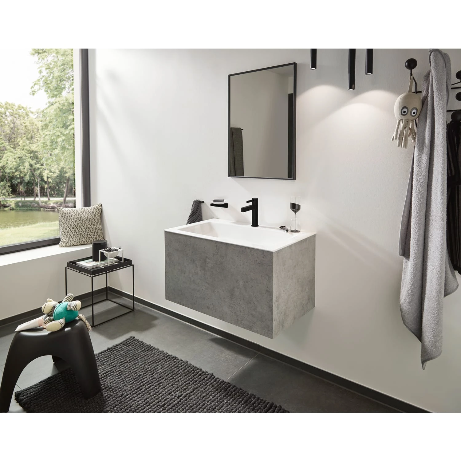 Hansgrohe Finoris Einhebel-Waschtischarmatur 110 CoolStart Mit Push-Open Ablaufgarnitur 6 Hansgrohe Finoris Einhebel-Waschtischarmatur 110 CoolStart Mit Push-Open Ablaufgarnitur – Bild 4