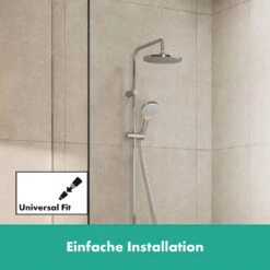 Hansgrohe Vernis Blend Duschsystem 200 1 Jet Mit Wannenthermostat 26 Hansgrohe Vernis Blend Duschsystem 200 1 Jet Mit Wannenthermostat -Megabad Verkäufe hansgrohe vernis blend dusche duschsystem 200 12196163