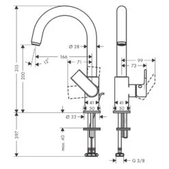 Hansgrohe Vernis Shape Waschtischarmatur Mit Schwenkauslauf Und Zugstangen-Ablaufgarnitur -Megabad Verkäufe hansgrohe vernis shape waschtisch waschtischarmatur mit 4633961