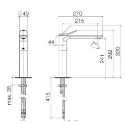 Dornbracht Lissé Waschtisch-Einhandbatterie Mit Erhöhtem Standfuß, Ohne Ablaufgarnitur 7 Dornbracht Lissé Waschtisch-Einhandbatterie Mit Erhöhtem Standfuß, Ohne Ablaufgarnitur -Megabad Verkäufe hersteller dornbracht lisse waschtisch einhandbatterie erhoehtem 1015373