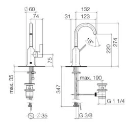 Dornbracht VAIA Waschtisch-Einhandbatterie Mit Ablaufgarnitur, Ausladung 12,3 Cm 7 Dornbracht VAIA Waschtisch-Einhandbatterie Mit Ablaufgarnitur, Ausladung 12,3 Cm -Megabad Verkäufe hersteller dornbracht vaia waschtisch einhandbatterie ablaufgarnitur 2615443