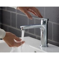 Duravit B.1 Einhebel-Waschtischmischer M, Mit Zugstangen-Ablaufgarnitur -Megabad Verkäufe hersteller duravit badarmaturen 1 waschtisch einhebel 6122212