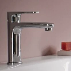 Duravit B.1 Einhebel-Waschtischmischer M, Ohne Zugstangen-Ablaufgarnitur