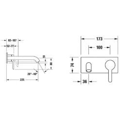 Duravit C.1 Einhebel-Waschtischmischer Unterputz 22,5 Cm 11 Duravit C.1 Einhebel-Waschtischmischer Unterputz 22,5 Cm -Megabad Verkäufe hersteller duravit badarmaturen c 1 waschtisch 1248258