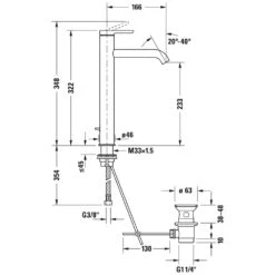Duravit C.1 Einhebel-Waschtischmischer XL Mit Zugstangen-Ablaufgarnitur 14 Duravit C.1 Einhebel-Waschtischmischer XL Mit Zugstangen-Ablaufgarnitur -Megabad Verkäufe hersteller duravit badarmaturen c 1 waschtisch 6511889