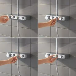 GROHE Euphoria SmartControl System 310 Cube Duo -Megabad Verkäufe hersteller grohe euphoria duschsysteme smartcontrol 310 2046634
