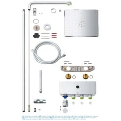 GROHE Euphoria SmartControl System 310 Cube Duo -Megabad Verkäufe hersteller grohe euphoria duschsysteme smartcontrol 310 2338642