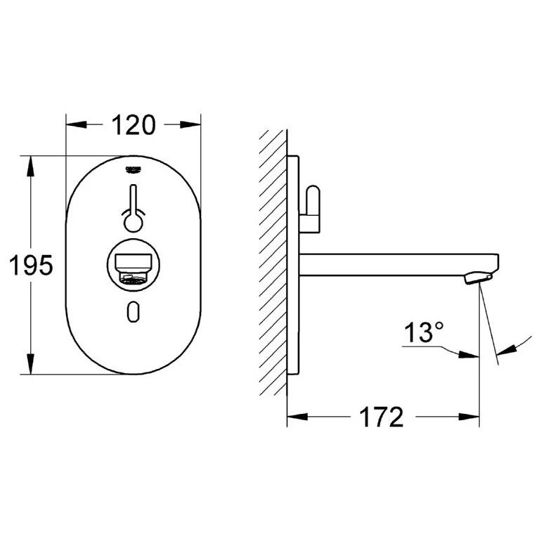 GROHE Eurosmart Cosmopolitan E Bluetooth Infrarot-Elektronik Für Waschtisch DN 15 4 GROHE Eurosmart Cosmopolitan E Bluetooth Infrarot-Elektronik Für Waschtisch DN 15 – Bild 2