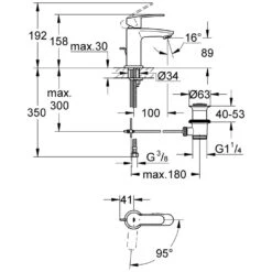 GROHE Eurostyle C Einhand-Waschtischbatterie Mit Ablaufgarnitur -Megabad Verkäufe hersteller grohe eurostyle cosmopolitan waschtisch 803160