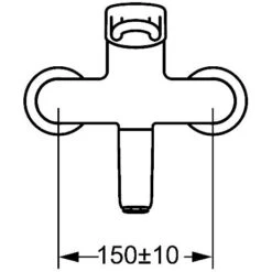 Hansa HANSAMEDIPRO Waschtisch-Einhand-Wandbatterie -Megabad Verkäufe hersteller hansa hansamedipro waschtisch einhand wandbatterie 627151