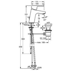 Hansa HANSAPRIMO XL Waschtisch-Einhandbatterie, Niederdruck 5 Hansa HANSAPRIMO XL Waschtisch-Einhandbatterie, Niederdruck -Megabad Verkäufe hersteller hansa hansaprimo waschtisch xl einhandbatterie 493100