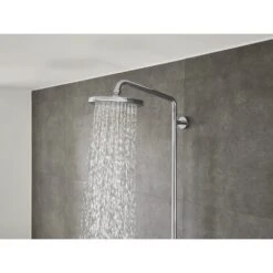 Hansgrohe Croma 220 Showerpipe Mit Brausearm 40 Cm, Schwenkbar -Megabad Verkäufe hersteller hansgrohe axor pharo brausenprogramm brausesets 3905939