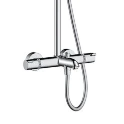 Hansgrohe Crometta S 240 1 Jet Showerpipe Wanne -Megabad Verkäufe hersteller hansgrohe brausenprogramm showerpipe crometta 240 1210495