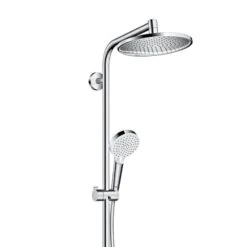 Hansgrohe Crometta S 240 1jet Showerpipe Reno EcoSmart 8 Hansgrohe Crometta S 240 1jet Showerpipe Reno EcoSmart -Megabad Verkäufe hersteller hansgrohe brausenprogramm showerpipe crometta 240 1210507