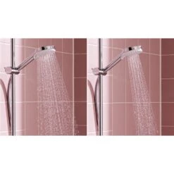 Hansgrohe Crometta E 240 1jet Showerpipe -Megabad Verkäufe hersteller hansgrohe brausenprogramm showerpipe crometta 240 13918349