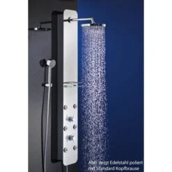 HSK Softcube Duschpaneel Kopfbrause Superflach, Rund 40 Cm