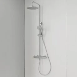 HSK Shower-Set Modell RS 200 Mix, Kopfbrause Flach, Rund 30 Cm