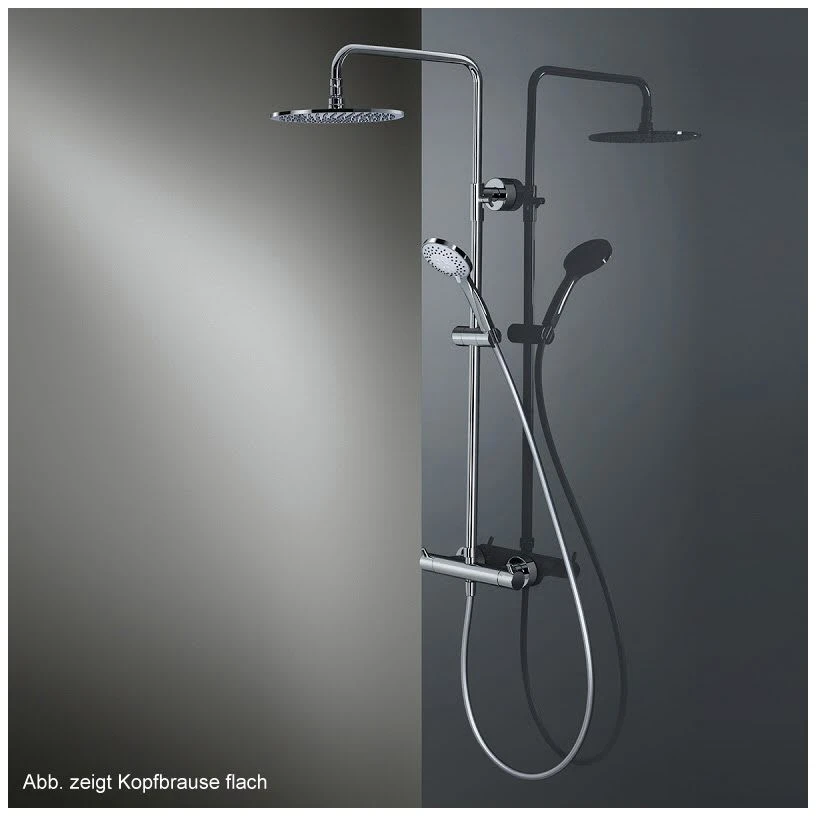 HSK Shower-Set Modell RS 200 Thermostat, Kopfbrause Superflach, Rund 25 Cm 3 HSK Shower-Set Modell RS 200 Thermostat, Kopfbrause Superflach, Rund 25 Cm