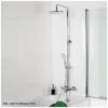 HSK Shower-Set Modell RS 200 Thermostat Für Badewanne, Kopfbrause Superflach, Rund 25 Cm -Megabad Verkäufe hersteller hsk duschsysteme shower set 200 599422